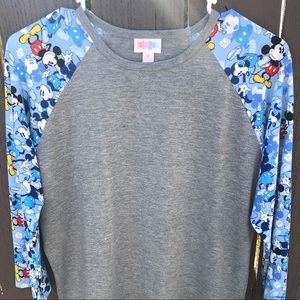 Disney Randy Lularoe M NWOT Blue and Gray